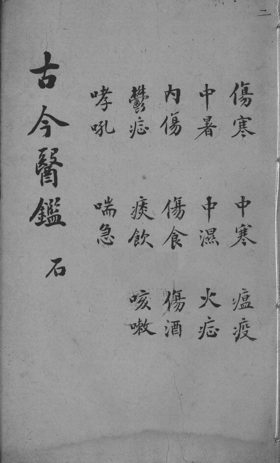 古今医鉴  卷2 封面