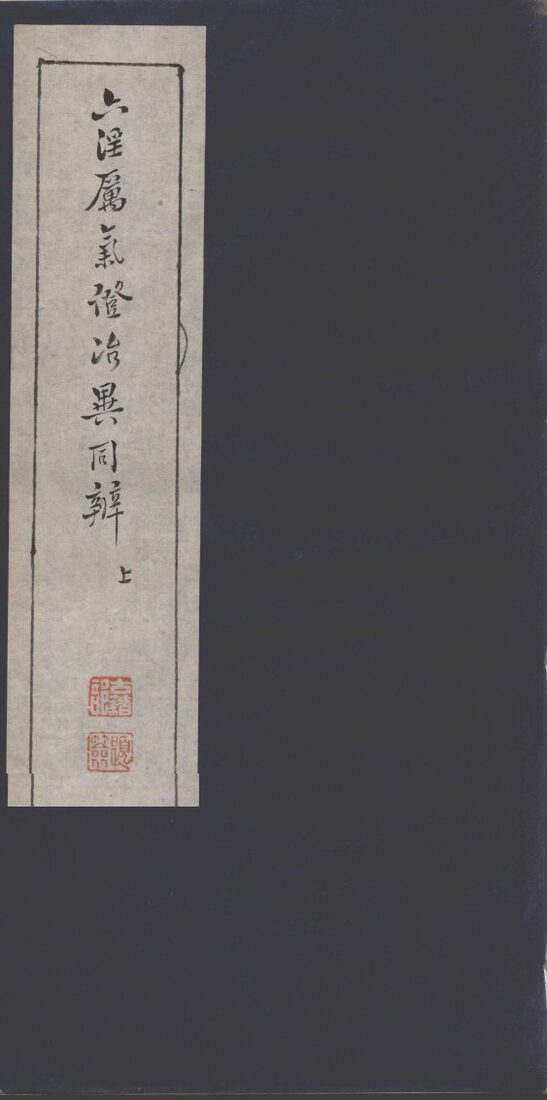 六淫厉气治异同辨 封面