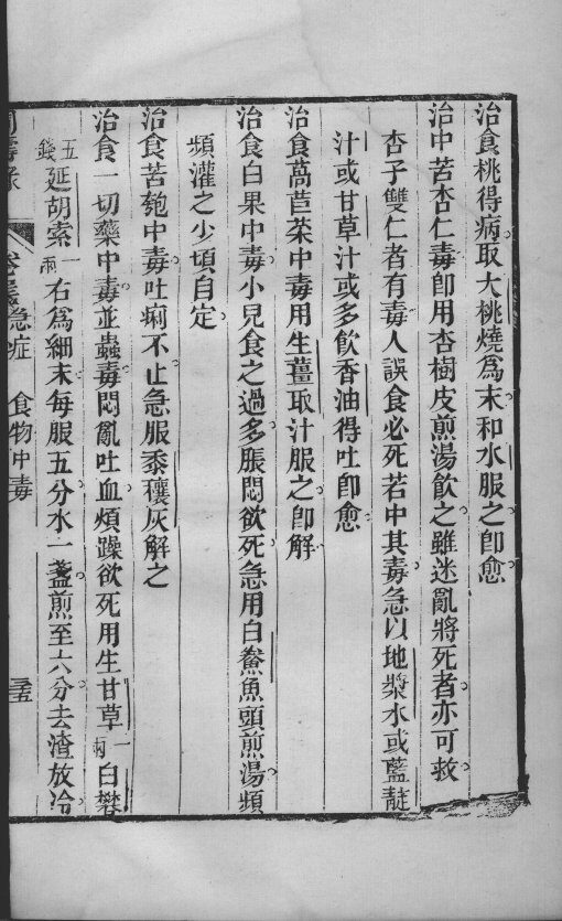 同寿录  卷尾 封面
