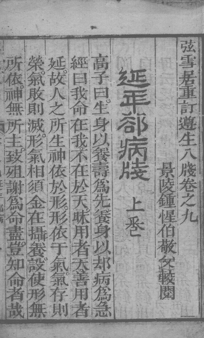 尊生八笺  卷9 封面
