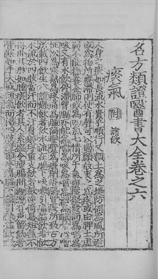 名方类证医书大全  卷6-8 封面