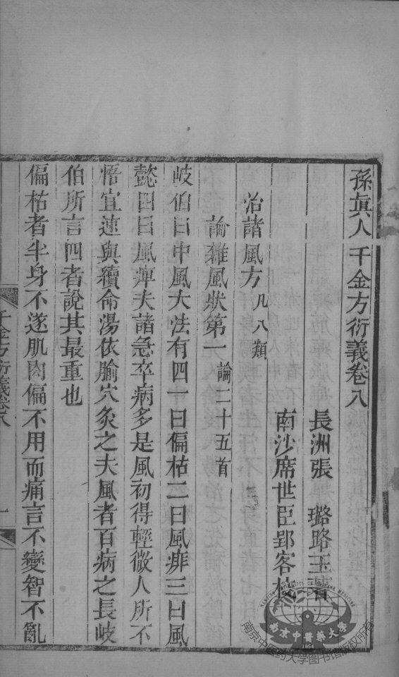 千金方衍义  卷8 封面