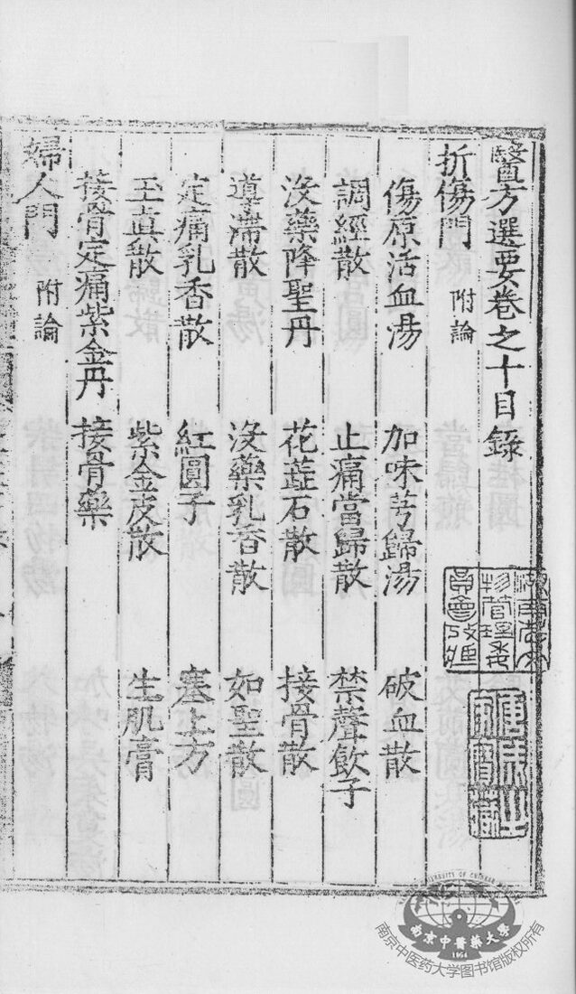 医方选要  卷10 封面