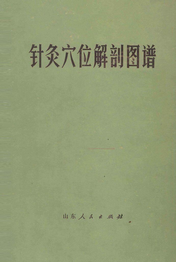针灸穴位解剖图谱 封面
