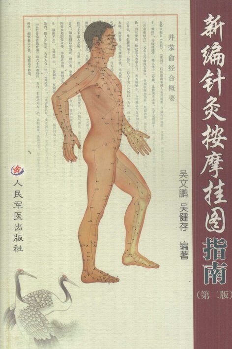 新编针灸按摩挂图 封面