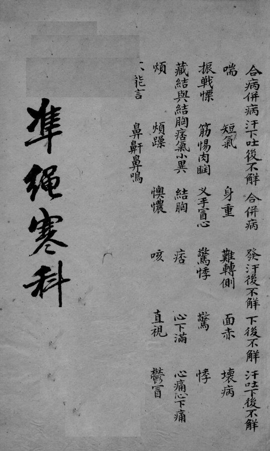伤寒证治准绳  5 封面