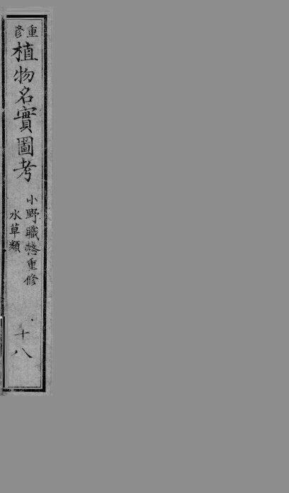 植物名实图考  18 封面