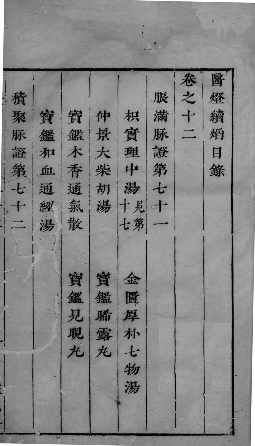 医灯续焰  卷12 封面