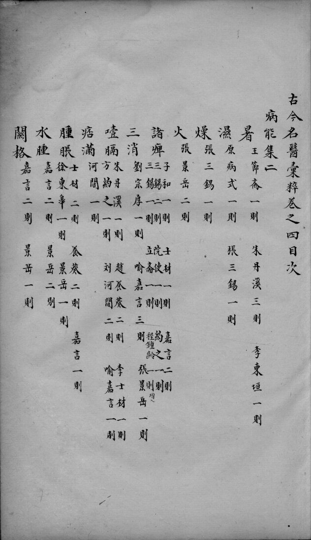 古今名医彚粹  卷4 封面