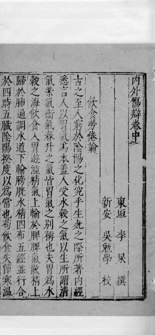 内外伤辨惑论  2  中 封面