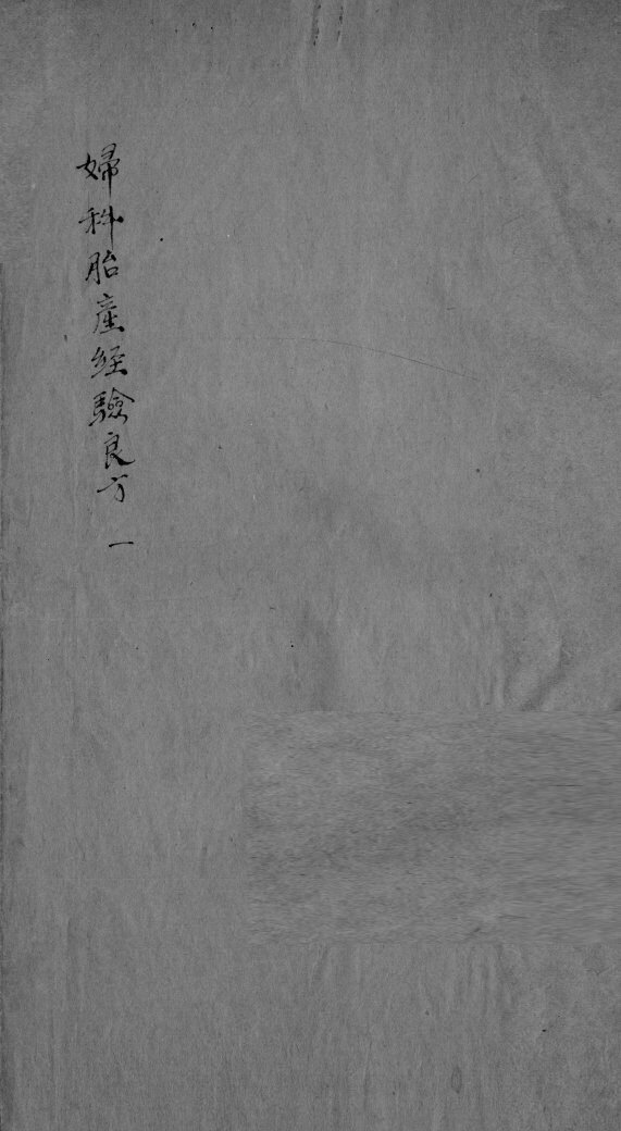 妇科胎产经验良方  1 封面