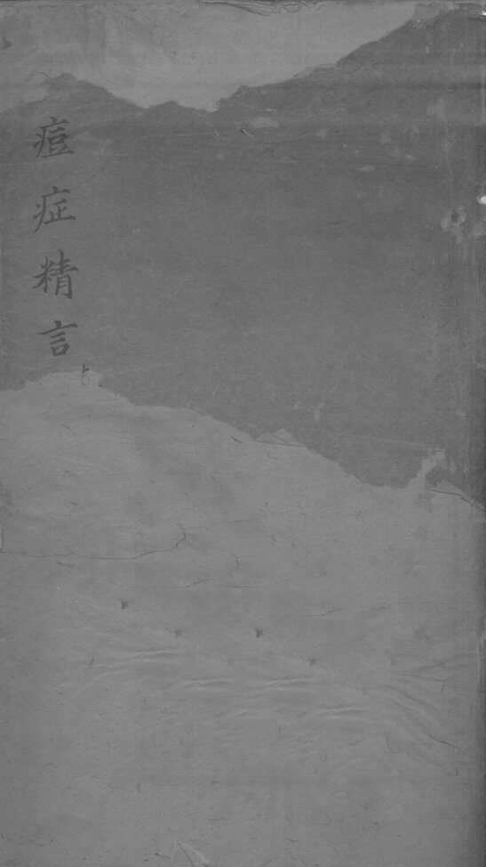 痘症精言秘要  卷1 封面