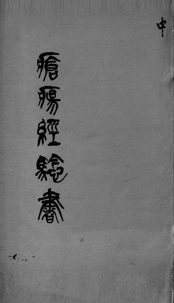 疮疡经验全书  中 封面