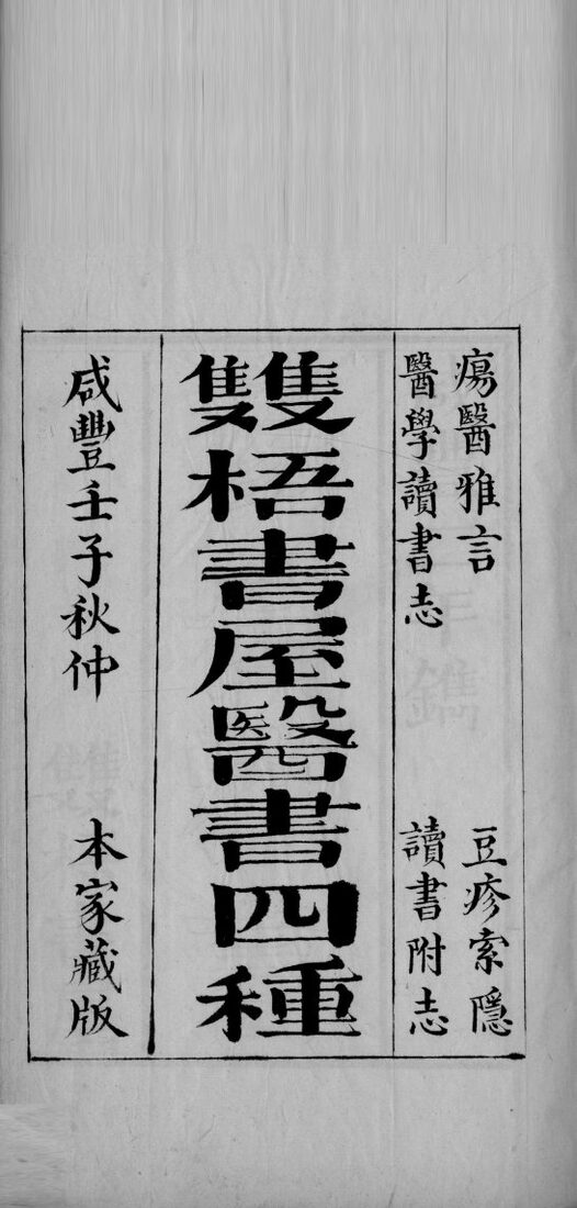 疡医雅言 封面