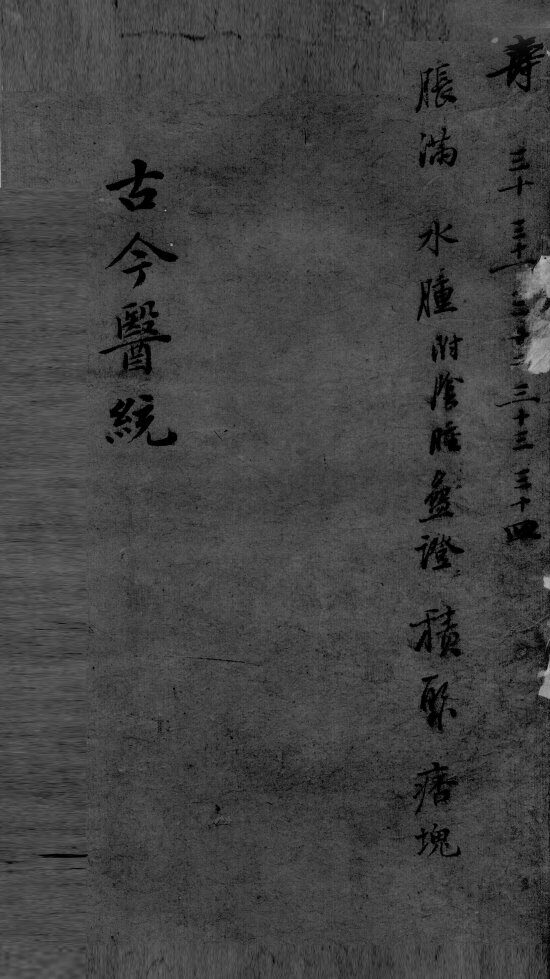 古今医统大全  30-31卷 封面