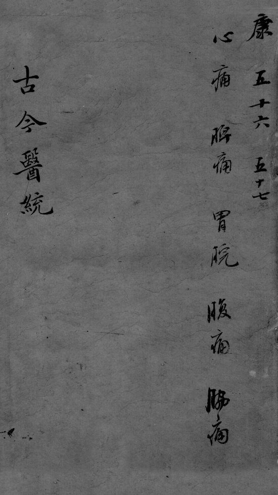 古今医统大全  56-57卷 封面