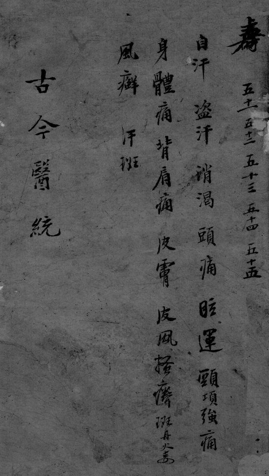 古今医统大全  卷51-52 封面