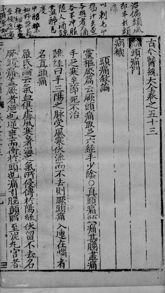 古今医统大全  卷53-55 封面