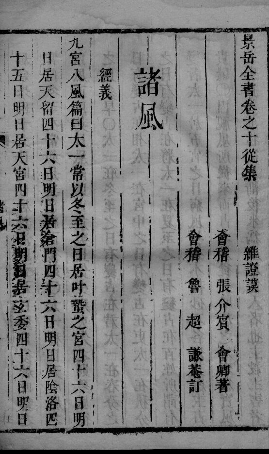 景岳全书  2  卷10 封面