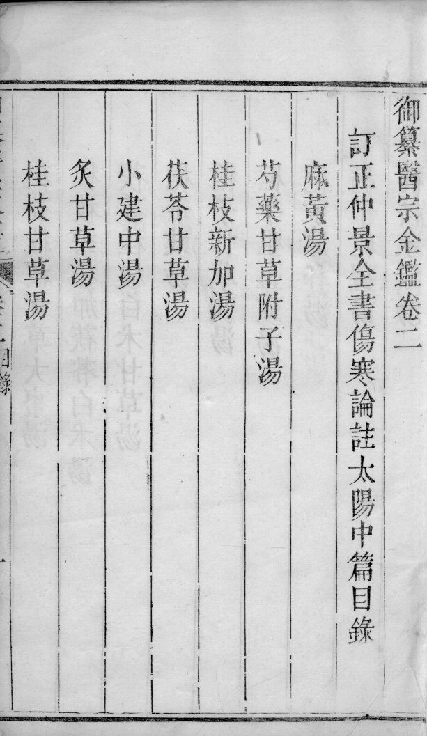 医宗金鉴  卷2 封面
