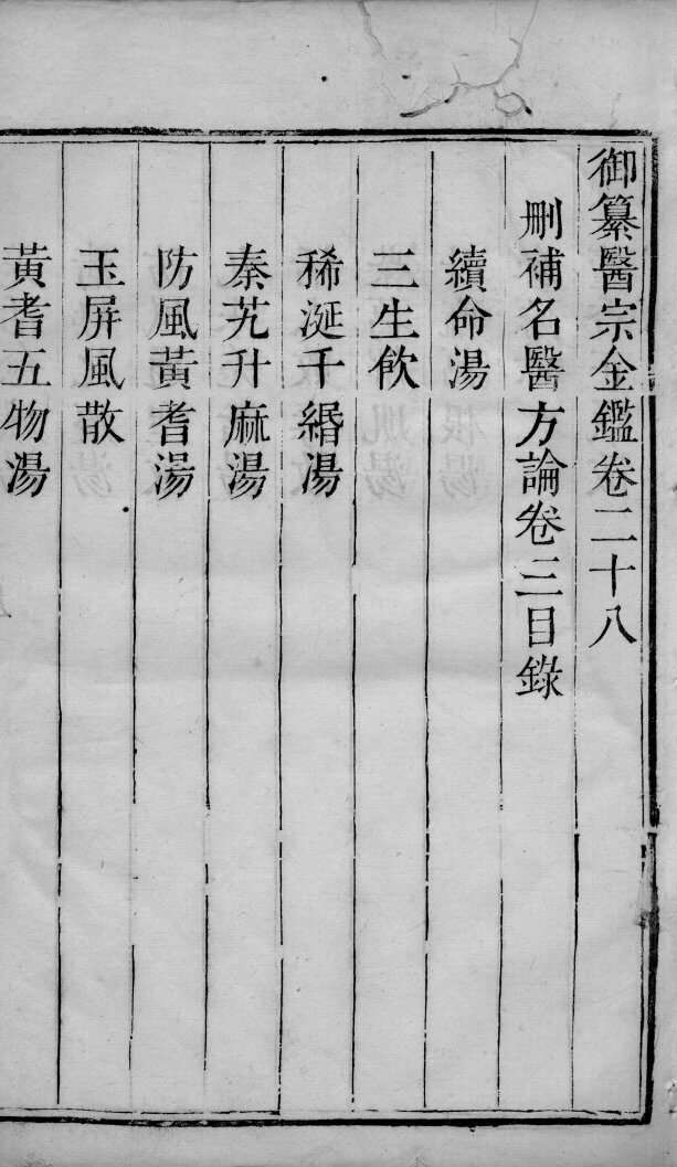 医宗金鉴  卷28 封面