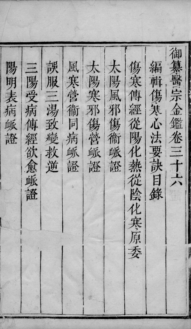 医宗金鉴  卷36 封面