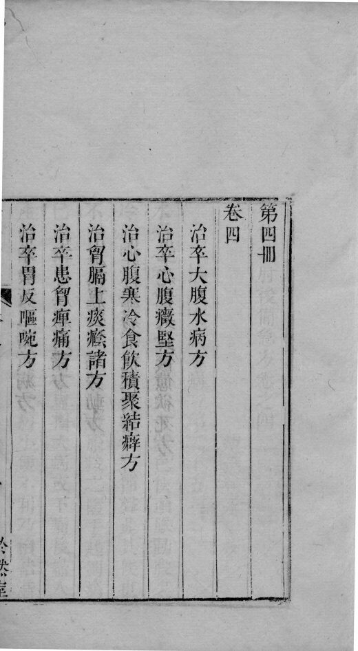 六醴斋医书  卷4 封面