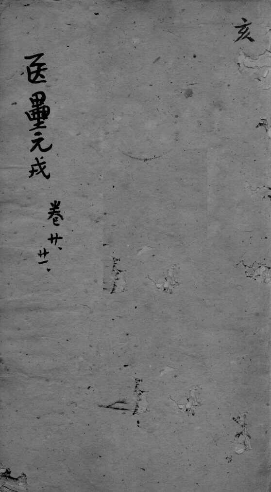 东垣十书  卷20-21 封面