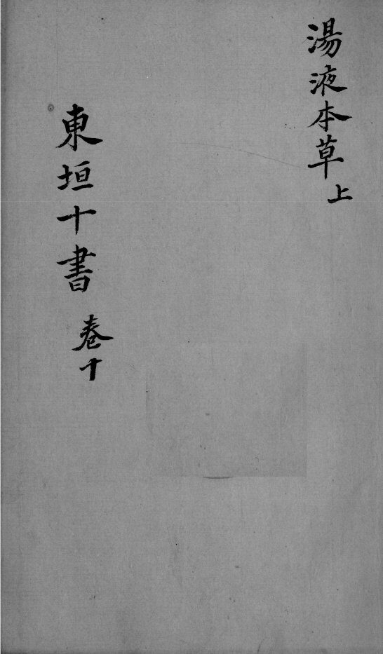 东垣十书  2  卷10 封面