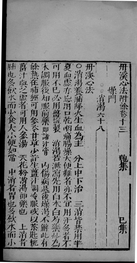 丹溪心法附余  卷13-15 封面
