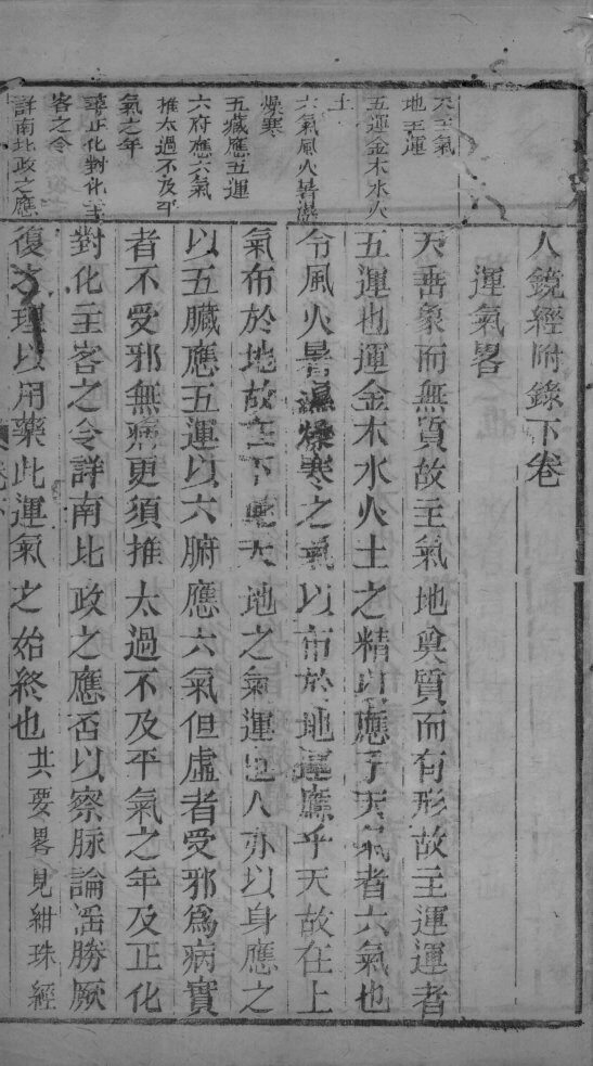 人镜经附录  卷下 封面