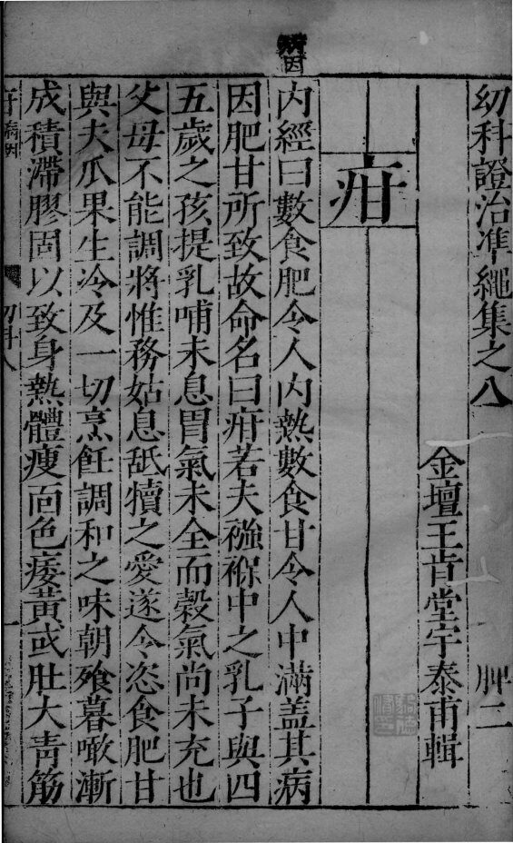幼科证治准绳  17 封面