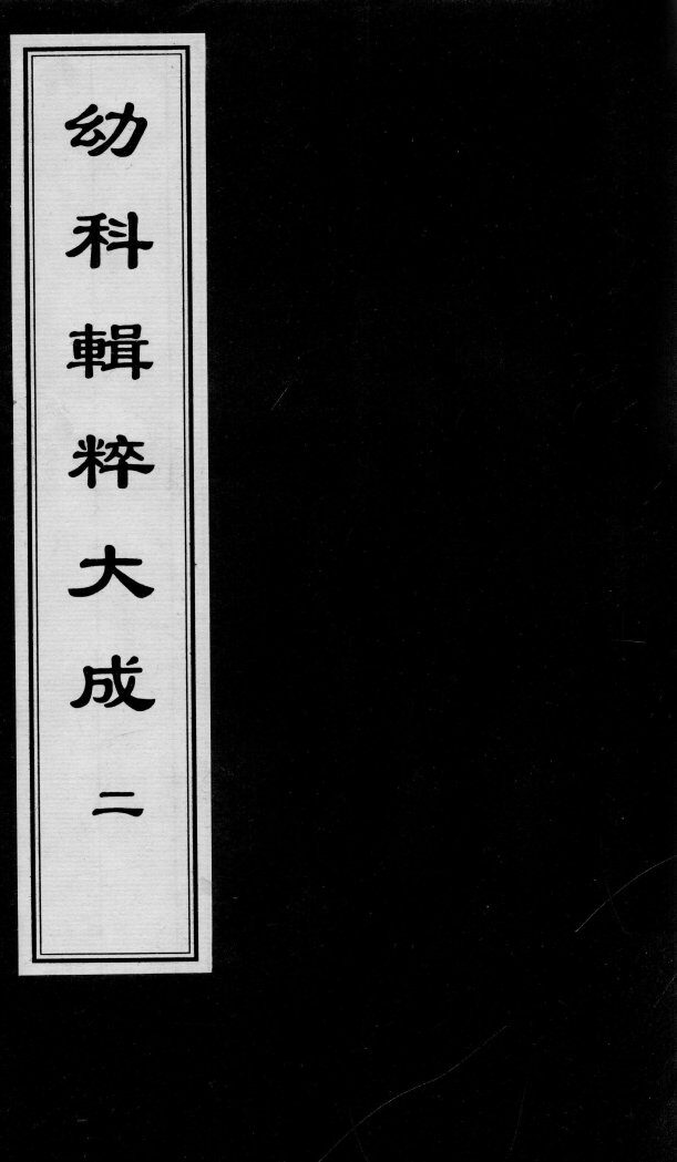 幼科辑粹大成  2 封面