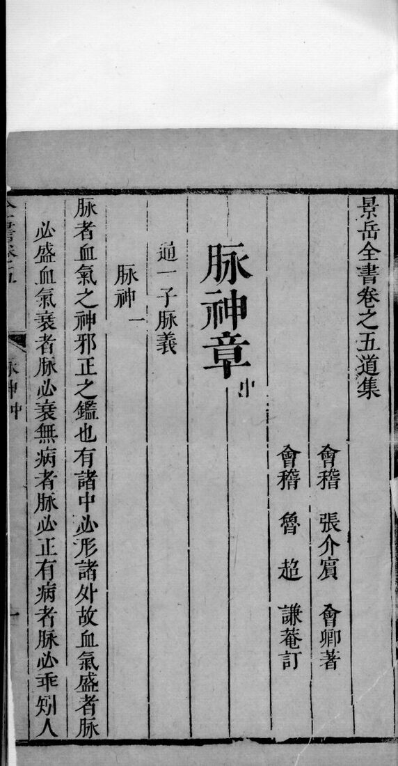 景岳全书  9 封面