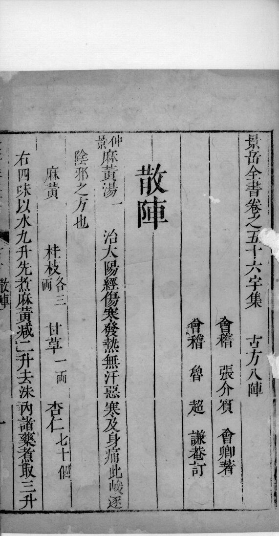 景岳全书  103 封面