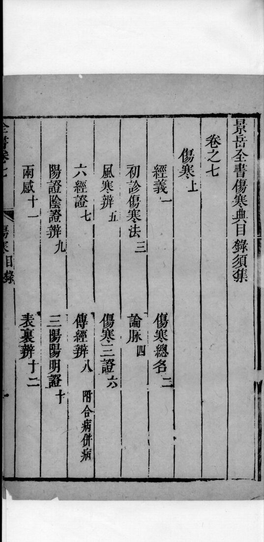 景岳全书  11 封面