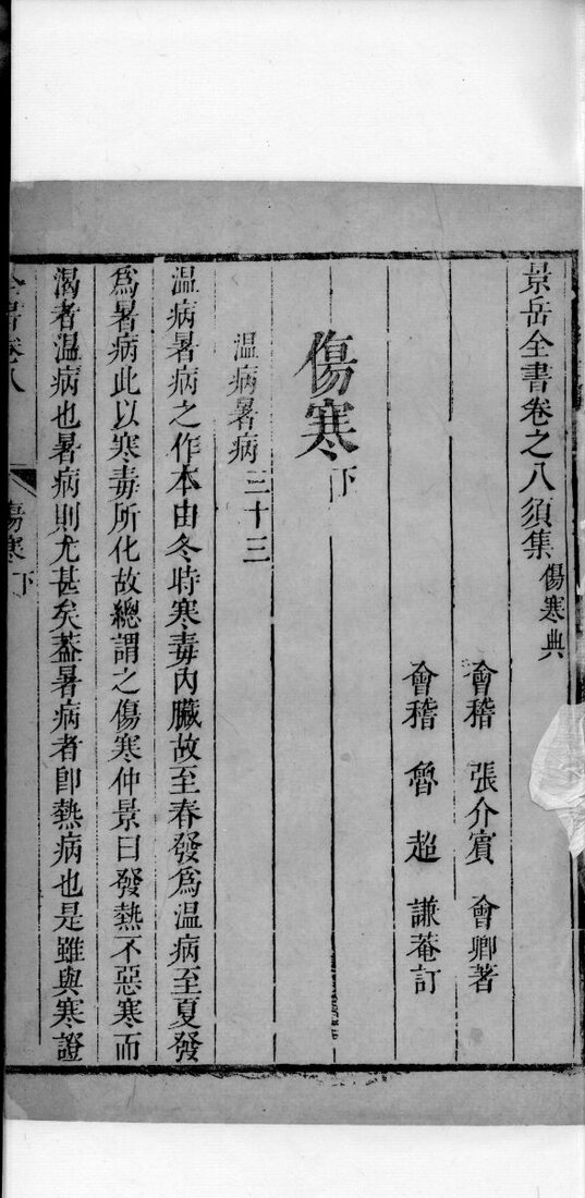 景岳全书  14 封面