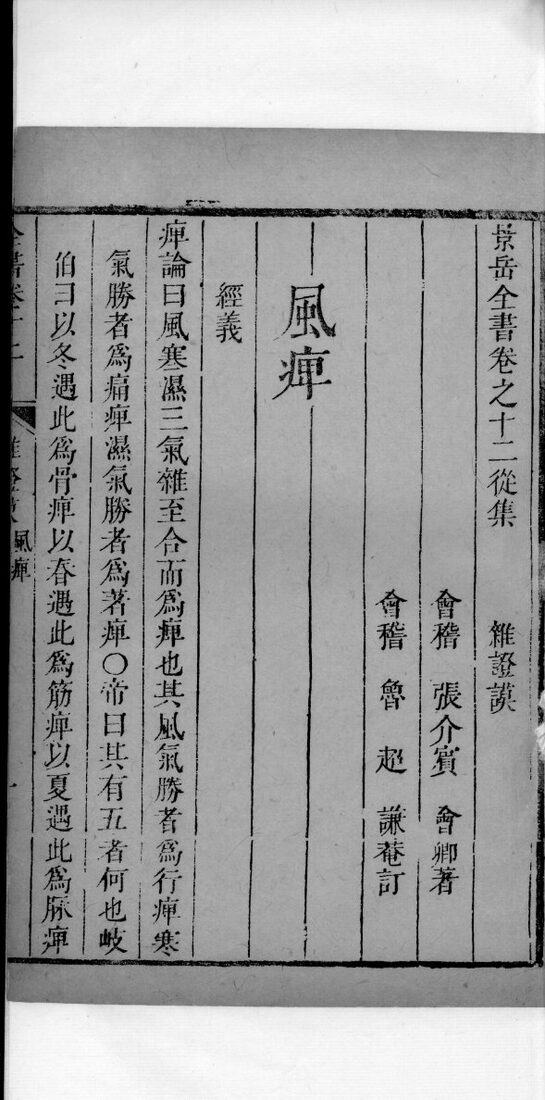 景岳全书  21 封面