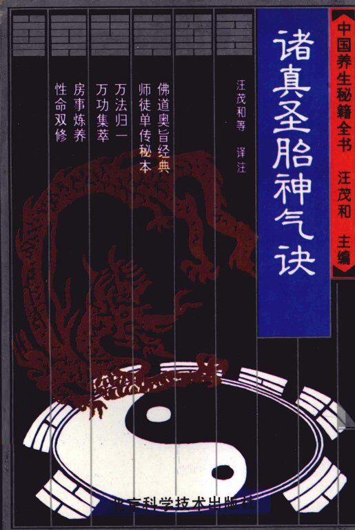 中国养生秘籍全书  诸真圣胎神气诀 封面