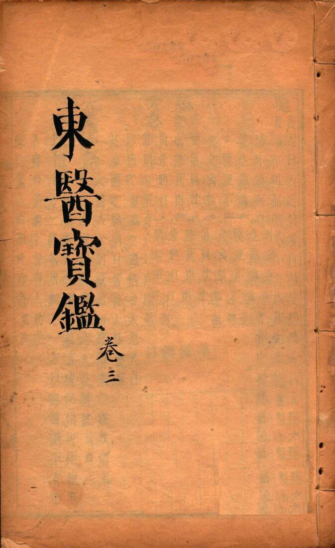 东医宝鉴  卷3 封面