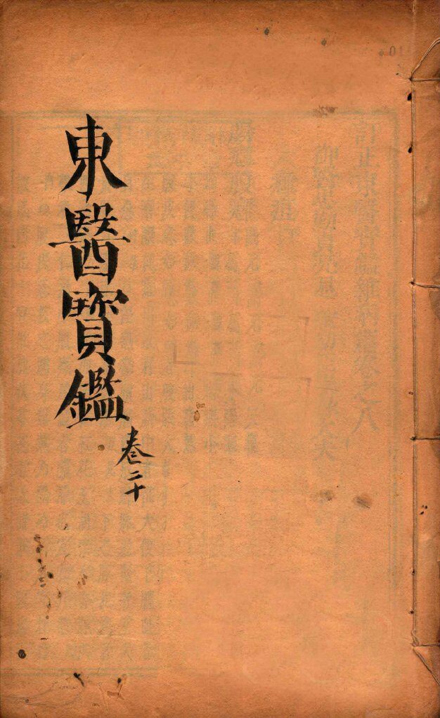 东医宝鉴  卷20 封面