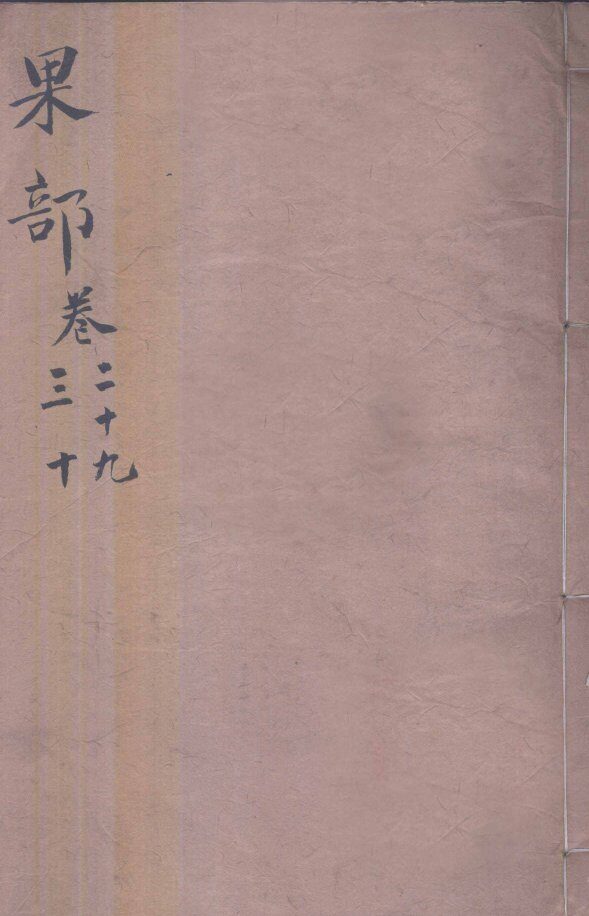 本草纲目（果部）  卷29-30 封面
