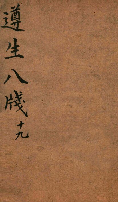 遵生八笺  卷19 封面