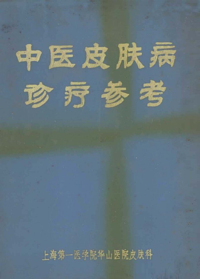 中医皮肤病诊疗参考 封面