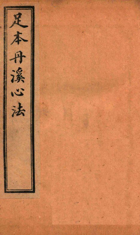足本丹溪心法  卷22-23 封面