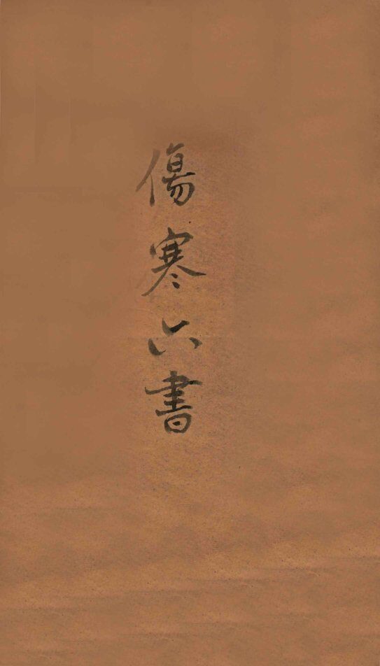 伤寒六书  卷1-3 封面