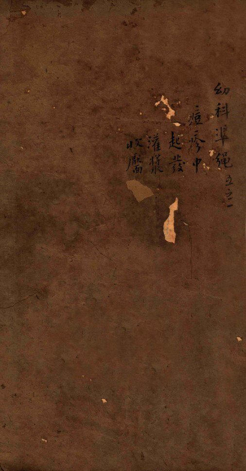 幼科证治准绳集  卷5  1 封面
