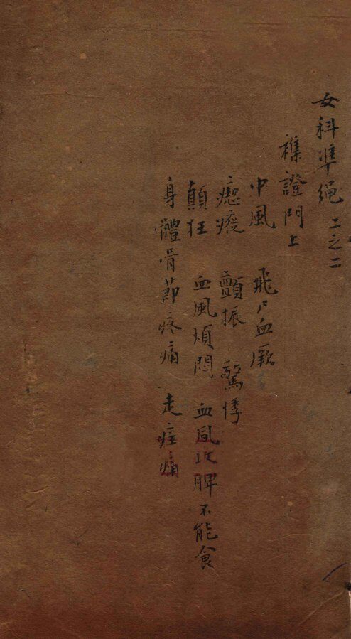 女科证治准绳  卷2  2 封面