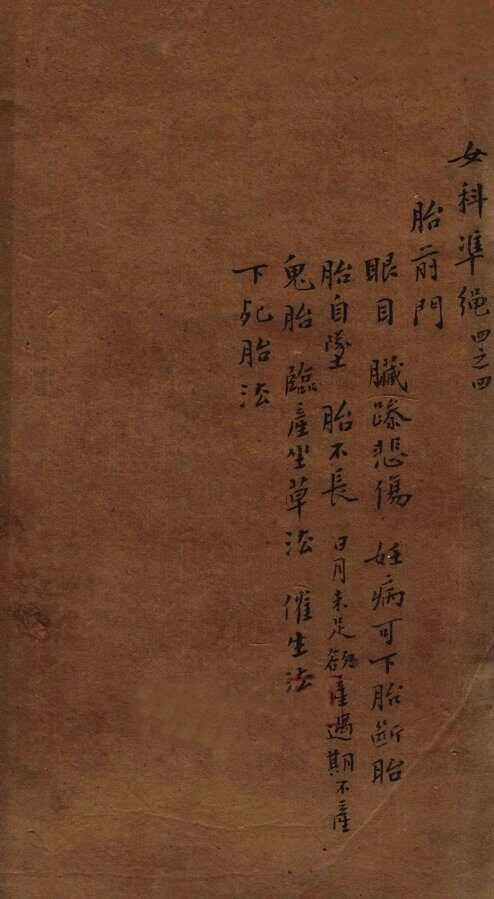 女科证治准绳  卷4  4 封面