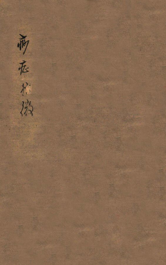 痧证指微 封面